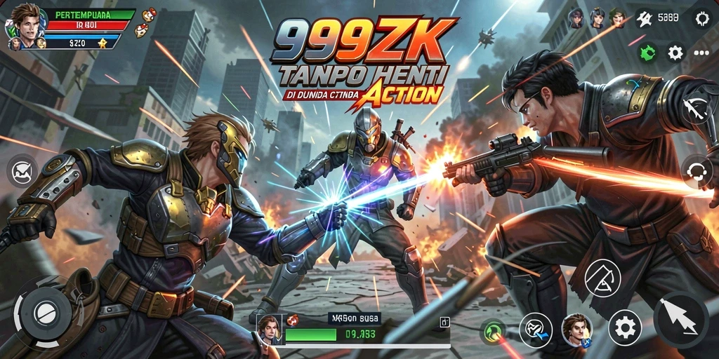 Tampilan gameplay 999ZK yang seru dan penuh aksi.
