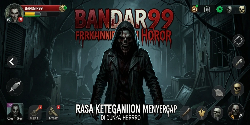 Tampilan gameplay BANDAR99 yang menegangkan dan atmosfir menyeramkan.