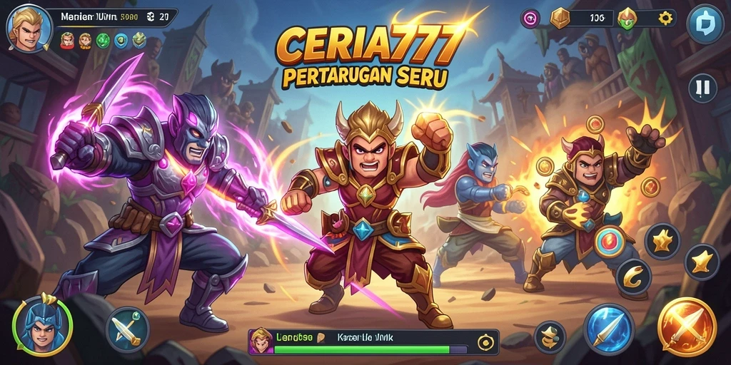 Tampilkan karakter dalam pertarungan epik di CERIA777.
