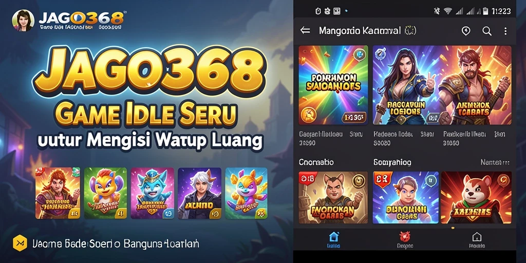 Screenshot gameplay JAGO368 menampilkan mekanisme permainan Idle yang menarik.