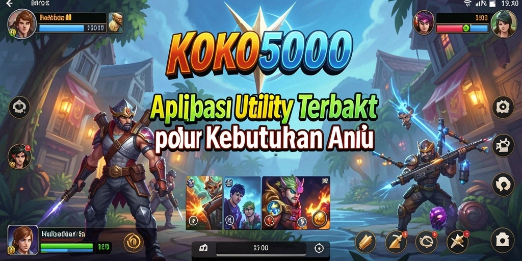 Tampilan antarmuka KOKO5000 yang modern dan fungsional.