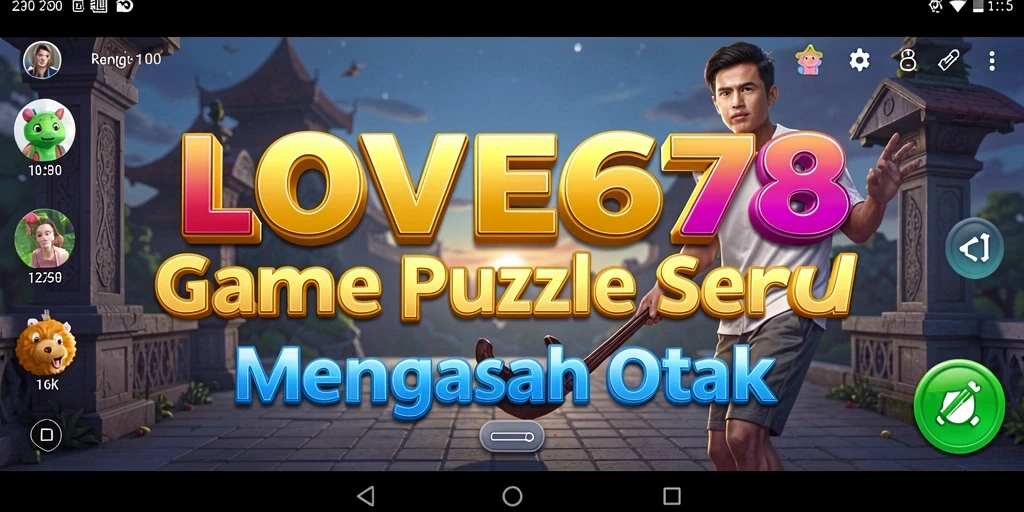 Tampilan gameplay LOVE678 yang menarik dan penuh tantangan Puzzle.