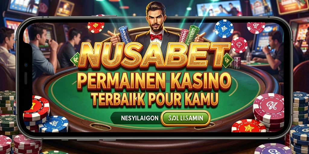 Tampilan gameplay kasino yang mengasyikkan di NUSABET.