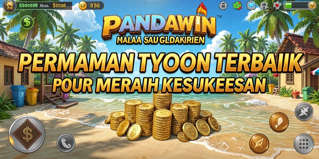 Tampilan gameplay menarik dari permainan Tycoon PANDAWIN.