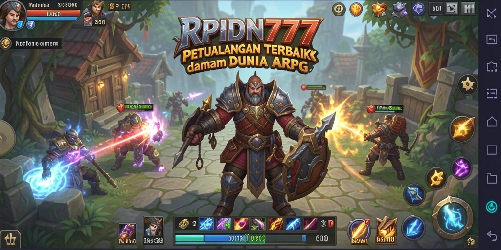 Tampilan mengesankan dari gameplay RPIDN777 yang mendebarkan.