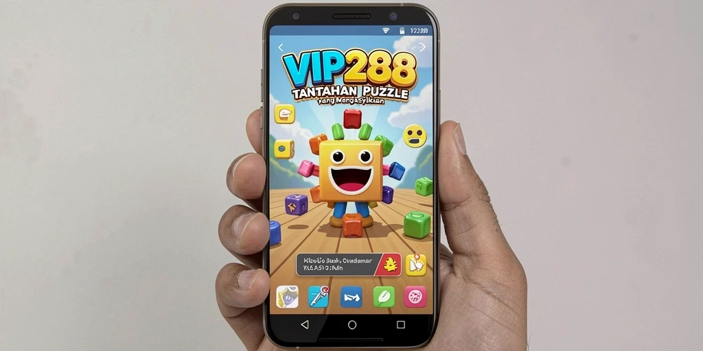 Tangkapan layar utama VIP288 menampilkan gameplay Puzzle yang seru.