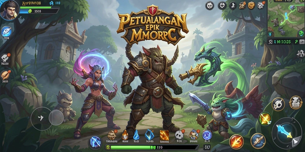 Screenshot dari gameplay VM108 yang menunjukkan aksi pertarungan yang mendebarkan.