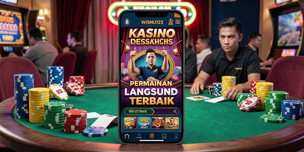 Tampilan utama WISNU123 dengan dealer langsung yang ramah.
